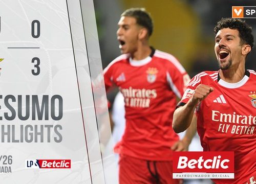 Vitória SC 0-3 SL Benfica
