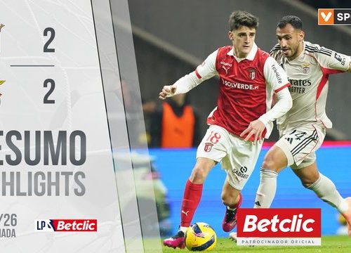 SC Braga 2-2 SL Benfica